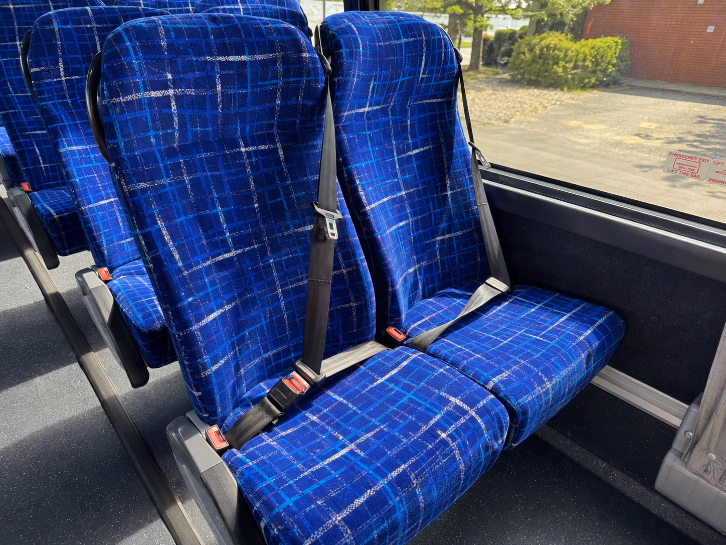 sparks charter bus services interior